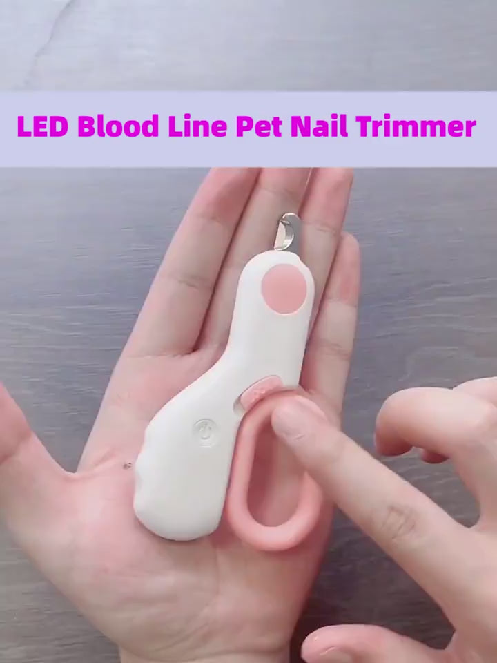 LED Blood Line Pet Nail Trimmer